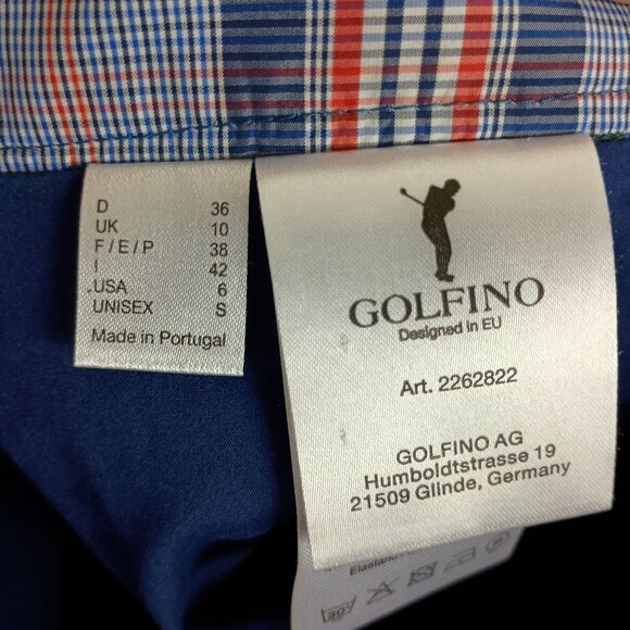 Golfino Womens Plaid Golf Skort With Pockets & Built-In Shorts Blue/Red Size 6 - Picture 3 of 8